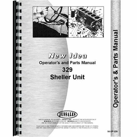 AFTERMARKET Implement Operators And Parts Manual for New Idea 329 RAP80273